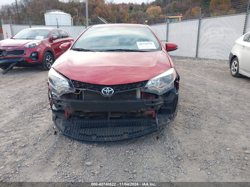 2014 Toyota Corolla S Plus VIN: 2T1BURHE0EC085386 Lot: 40740522