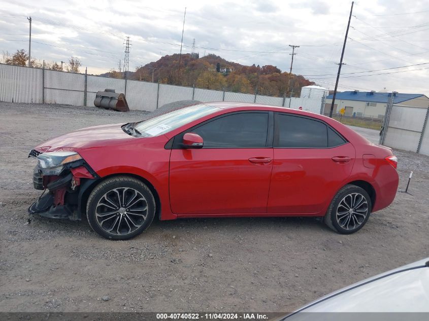 2014 Toyota Corolla S Plus VIN: 2T1BURHE0EC085386 Lot: 40740522