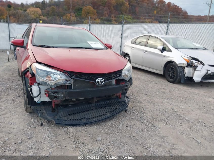 2014 Toyota Corolla S Plus VIN: 2T1BURHE0EC085386 Lot: 40740522