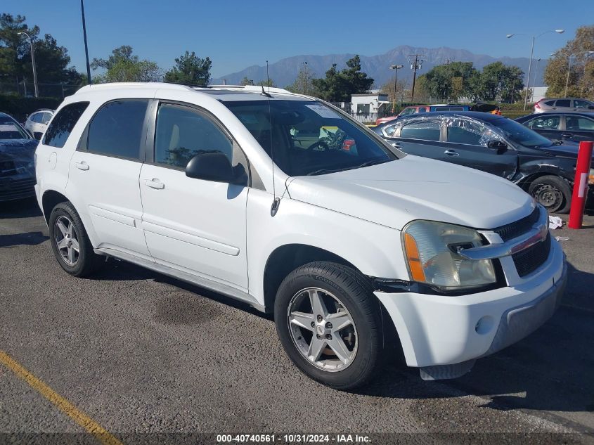 2005 Chevrolet Equinox Lt VIN: 2CNDL63F156172446 Lot: 40740561