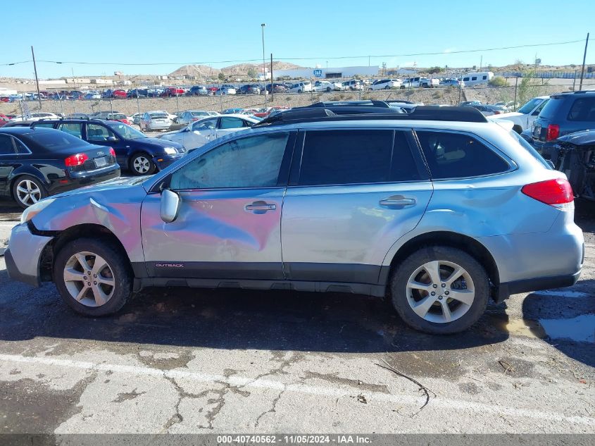 2014 Subaru Outback 2.5I Premium VIN: 4S4BRCCC7E3260676 Lot: 40740562