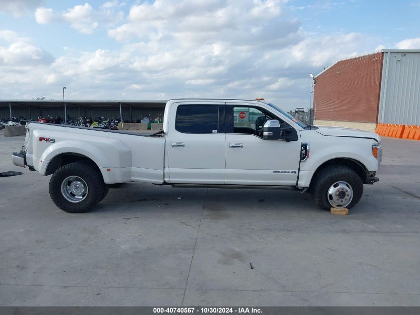 2018 Ford F-350 Platinum VIN: 1FT8W3DTXJED00477 Lot: 40740567