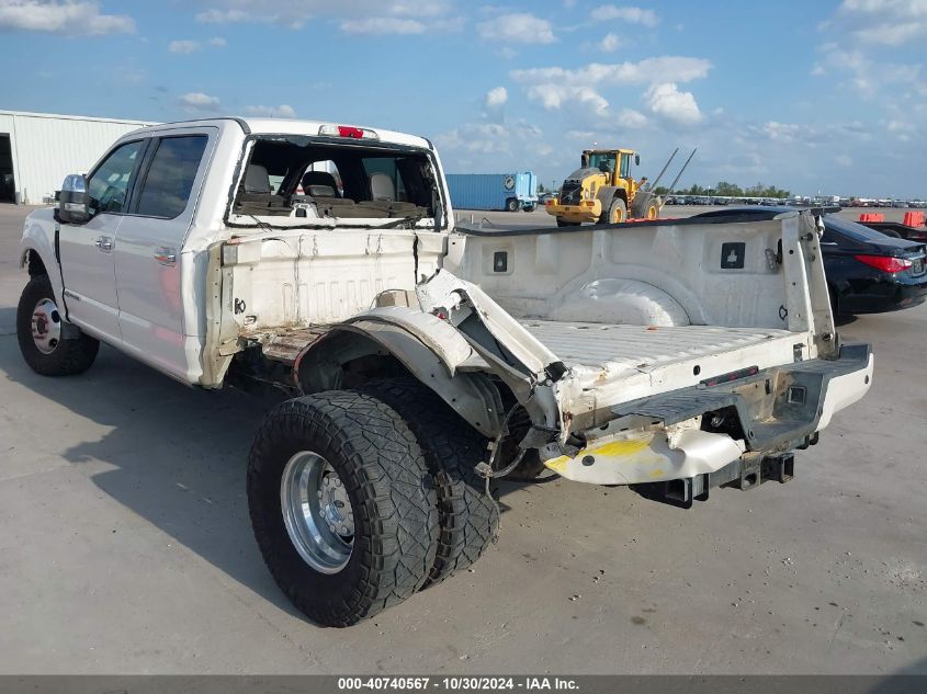 2018 Ford F-350 Platinum VIN: 1FT8W3DTXJED00477 Lot: 40740567