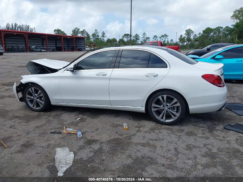 2016 Mercedes-Benz C 300 Luxury/Sport VIN: 55SWF4JB8GU171380 Lot: 40740576