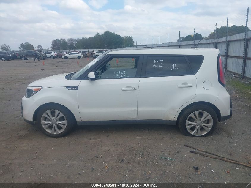 2016 Kia Soul + VIN: KNDJP3A53G7316585 Lot: 40740581