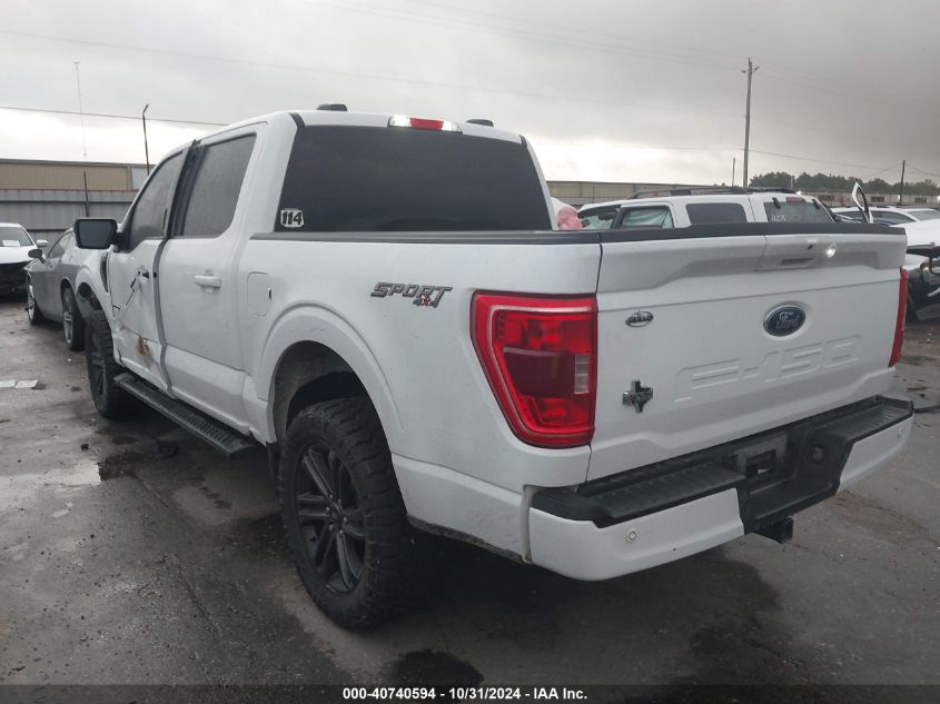 2022 Ford F-150 Xlt VIN: 1FTFW1E54NKE88237 Lot: 40740594