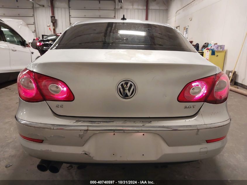 2010 Volkswagen Cc Sport VIN: WVWML9AN1AE516721 Lot: 40740597