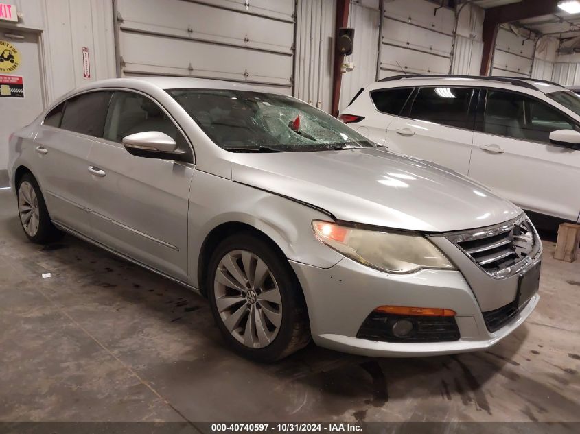 2010 Volkswagen Cc Sport VIN: WVWML9AN1AE516721 Lot: 40740597