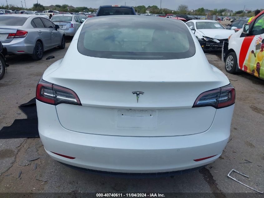 2021 Tesla Model 3 Standard Range Plus Rear-Wheel Drive VIN: 5YJ3E1EA4MF098284 Lot: 40740611