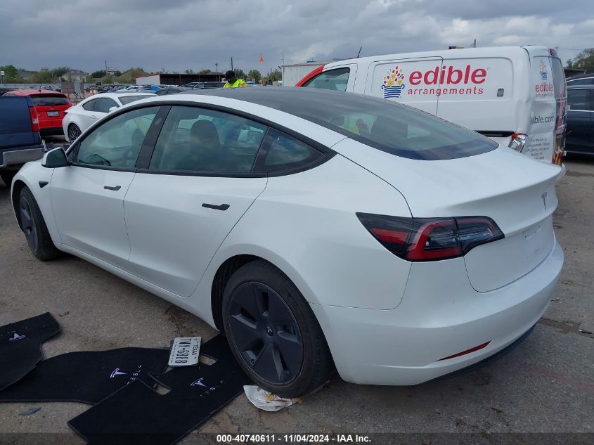 VIN 5YJ3E1EA4MF098284 2021 TESLA MODEL 3 no.3