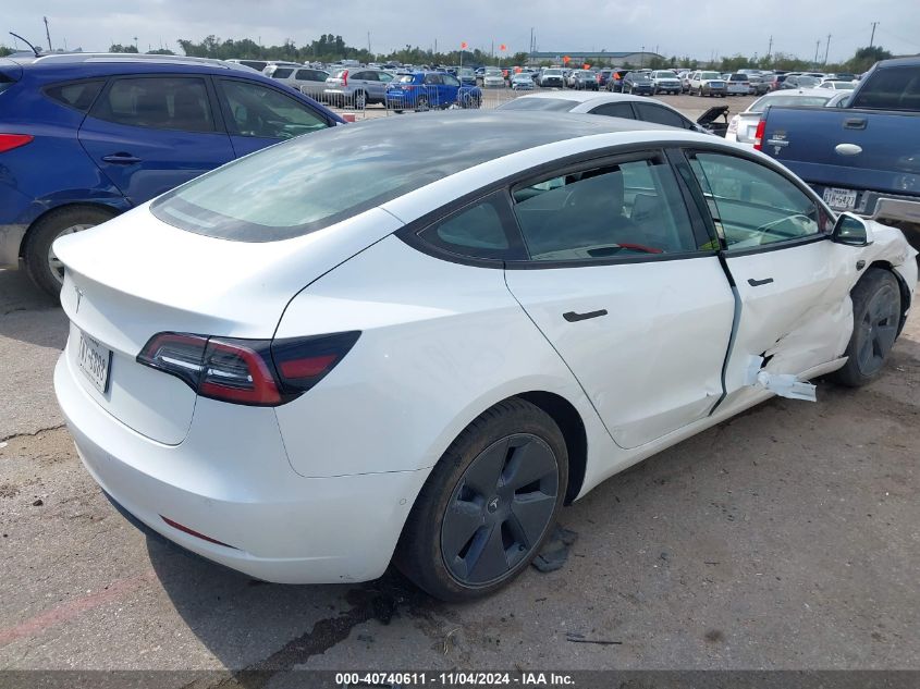 VIN 5YJ3E1EA4MF098284 2021 TESLA MODEL 3 no.4