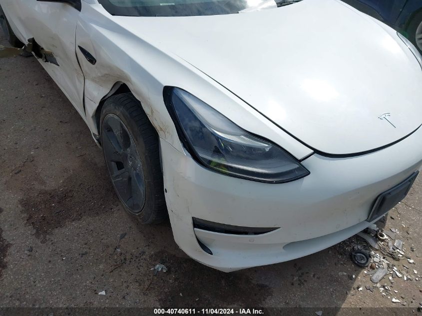 2021 Tesla Model 3 Standard Range Plus Rear-Wheel Drive VIN: 5YJ3E1EA4MF098284 Lot: 40740611