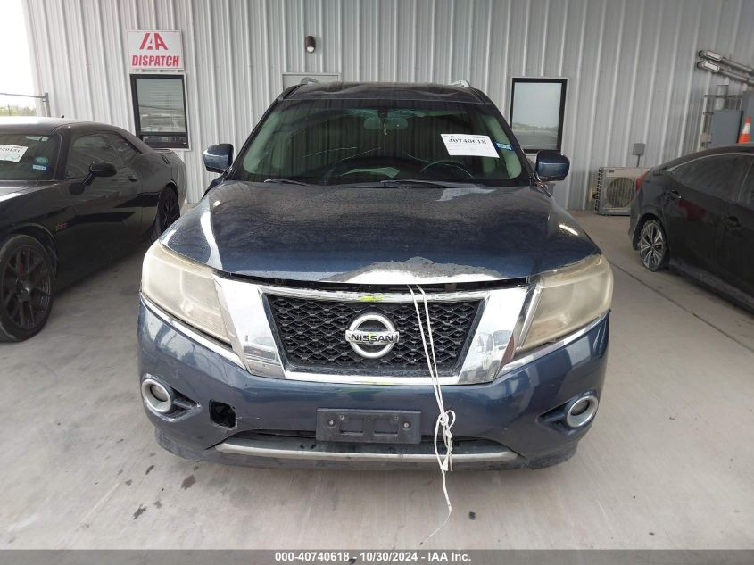 2015 Nissan Pathfinder Sl VIN: 5N1AR2MN8FC605933 Lot: 40740618