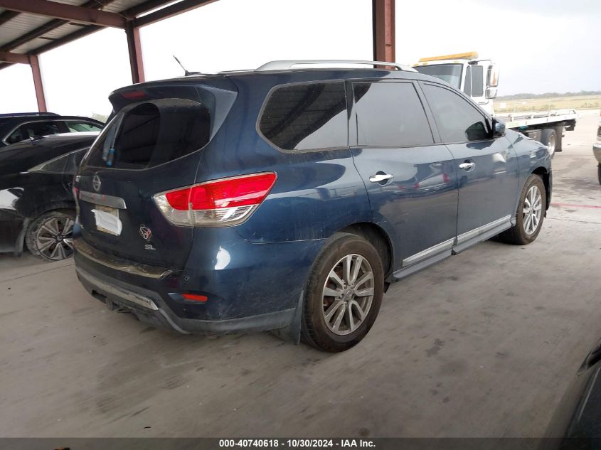 2015 Nissan Pathfinder Sl VIN: 5N1AR2MN8FC605933 Lot: 40740618