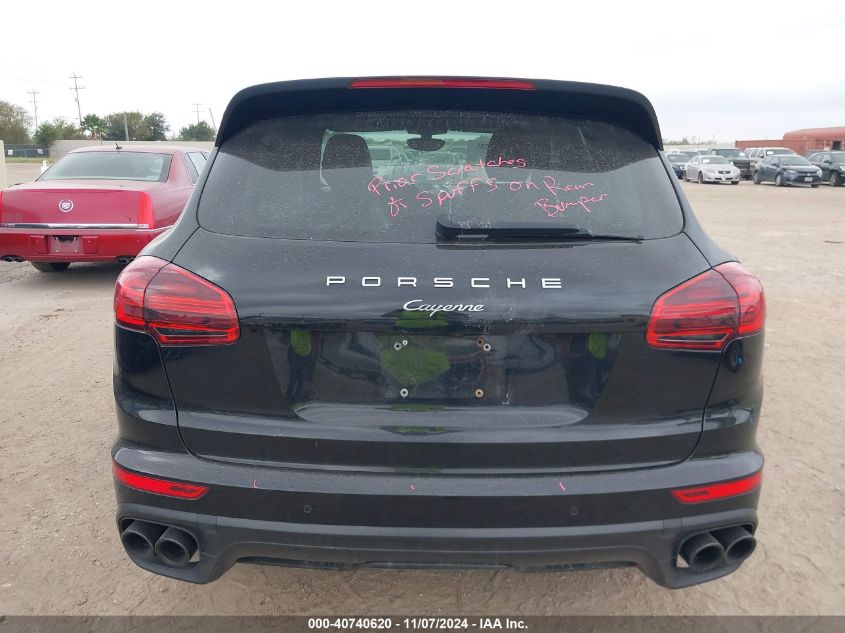 2016 Porsche Cayenne VIN: WP1AA2A27GKA10213 Lot: 40740620