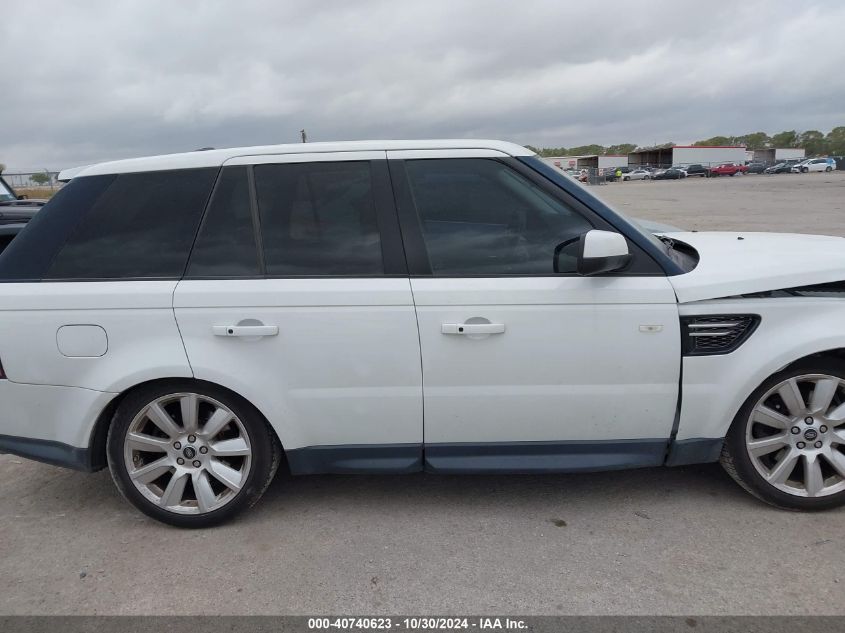 2013 Land Rover Range Rover Sport Hse VIN: SALSF2D43DA814491 Lot: 40740623