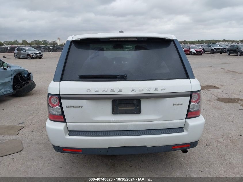 2013 Land Rover Range Rover Sport Hse VIN: SALSF2D43DA814491 Lot: 40740623