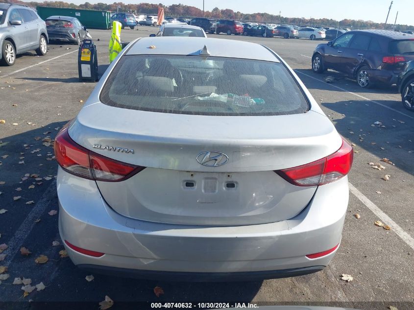 2016 Hyundai Elantra Se VIN: KMHDH4AE0GU517180 Lot: 40740632