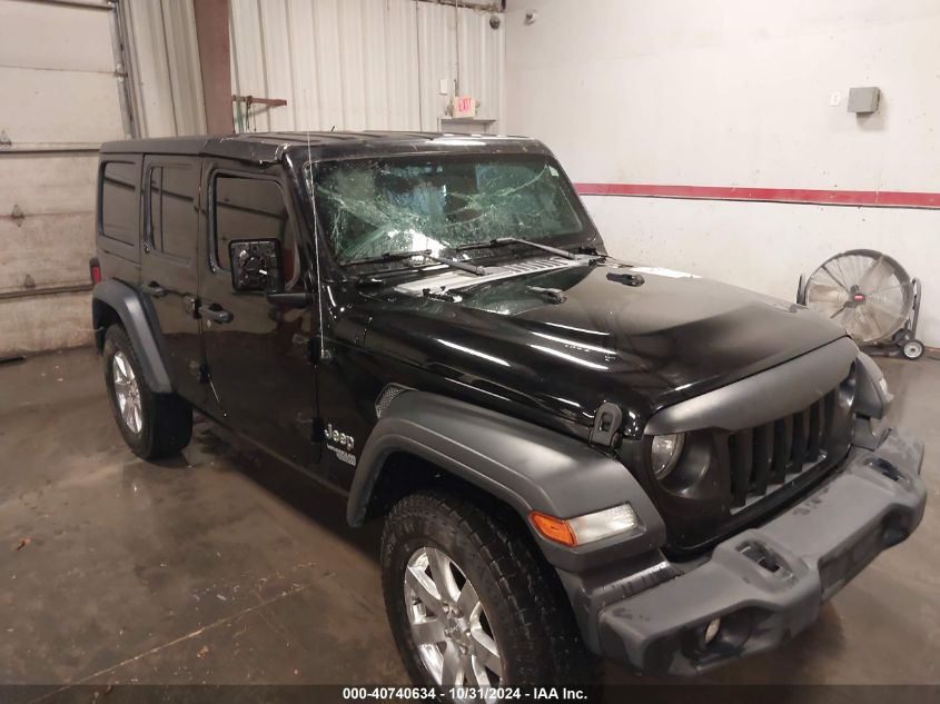 2018 Jeep Wrangler Unlimited Sport S 4X4 VIN: 1C4HJXDGXJW188301 Lot: 40740634