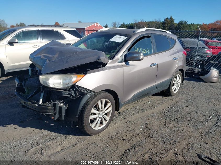 2012 Hyundai Tucson Limited VIN: KM8JUCAC0CU381893 Lot: 40740641