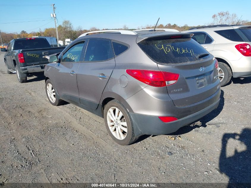 2012 Hyundai Tucson Limited VIN: KM8JUCAC0CU381893 Lot: 40740641