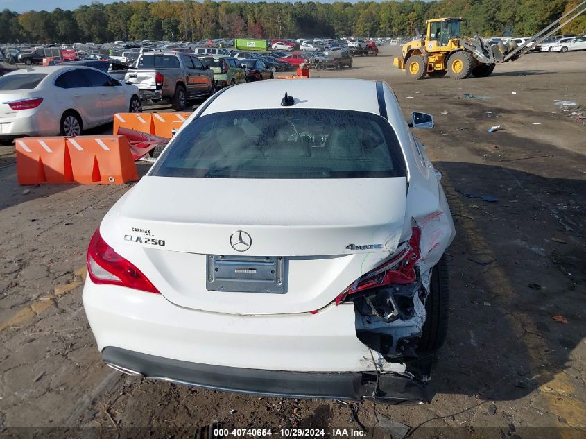 2018 Mercedes-Benz Cla 250 4Matic VIN: WDDSJ4GB7JN648983 Lot: 40740654