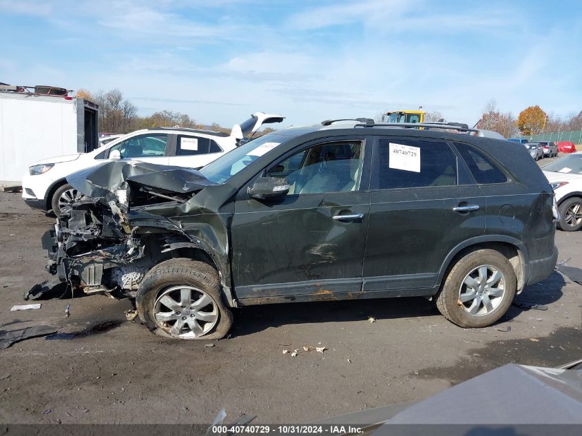 2013 Kia Sorento Lx VIN: 5XYKT4A64DG330587 Lot: 40740729