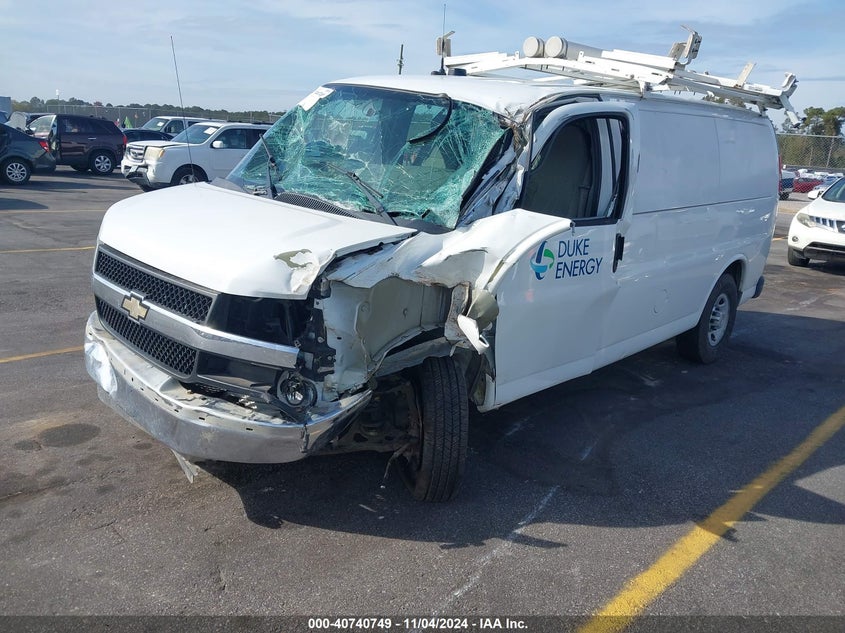 2013 CHEVROLET EXPRESS 3500 WORK VAN - 1GCZGTCG1D1170140