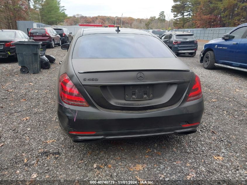 2018 Mercedes-Benz S 450 4Matic VIN: WDDUG6GB8JA376213 Lot: 40740779