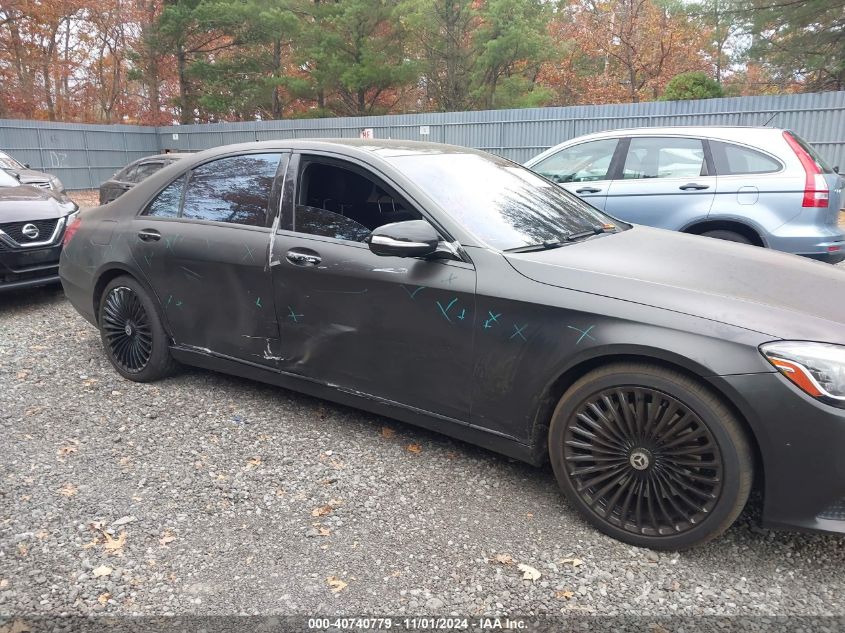 2018 Mercedes-Benz S 450 4Matic VIN: WDDUG6GB8JA376213 Lot: 40740779