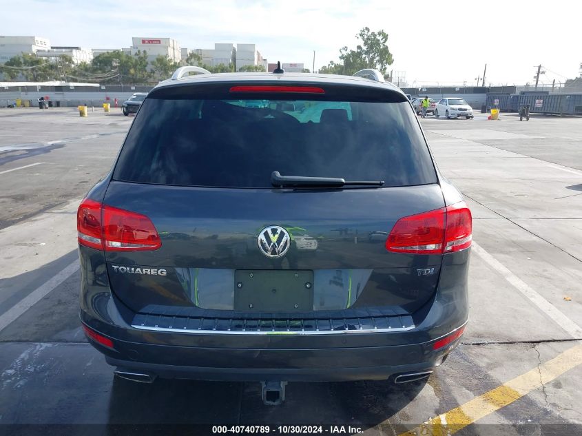 2012 Volkswagen Touareg Tdi Sport VIN: WVGFK9BP5CD001592 Lot: 40740789