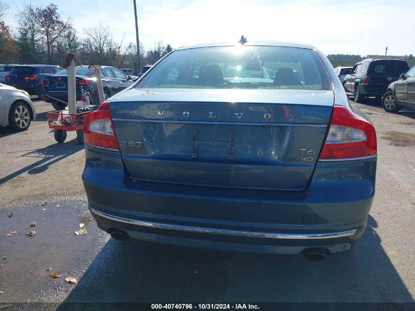 2014 Volvo S80 T6 Premier Plus VIN: YV1902AH7E1180581 Lot: 40740796