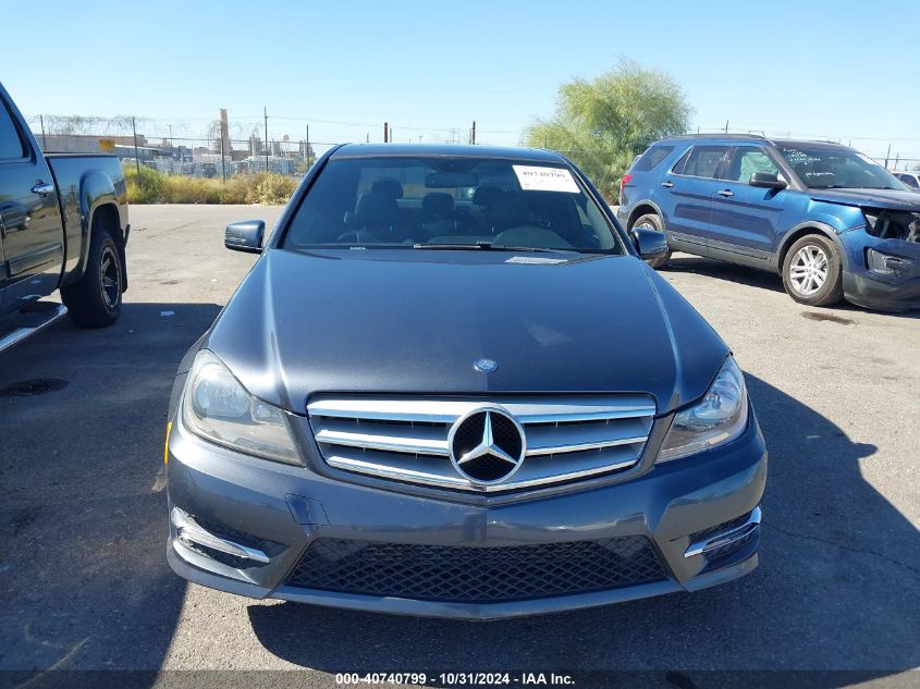 2013 Mercedes-Benz C 250 VIN: WDDGF4HB6DA870173 Lot: 40740799