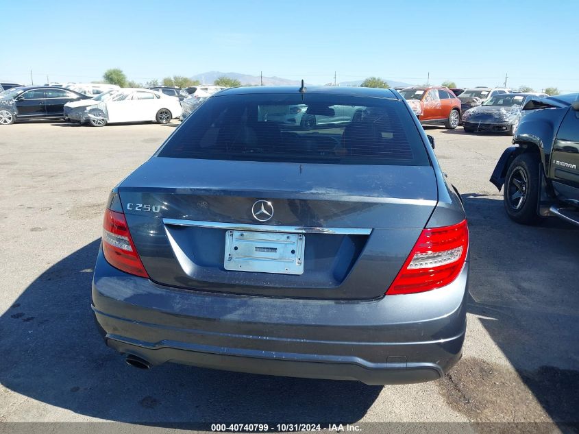 2013 Mercedes-Benz C 250 VIN: WDDGF4HB6DA870173 Lot: 40740799