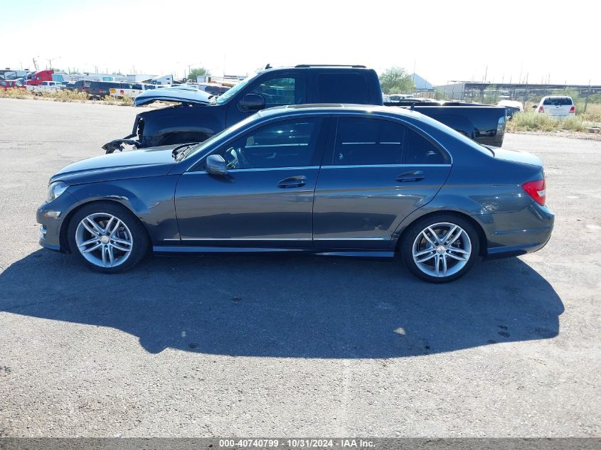 2013 Mercedes-Benz C 250 VIN: WDDGF4HB6DA870173 Lot: 40740799