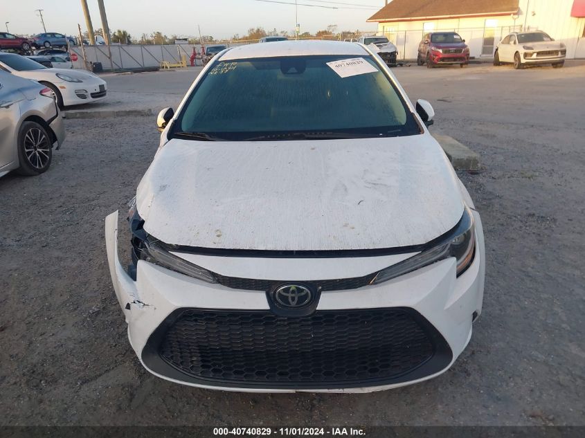 2020 Toyota Corolla Le VIN: 5YFEPRAE9LP056089 Lot: 40740829