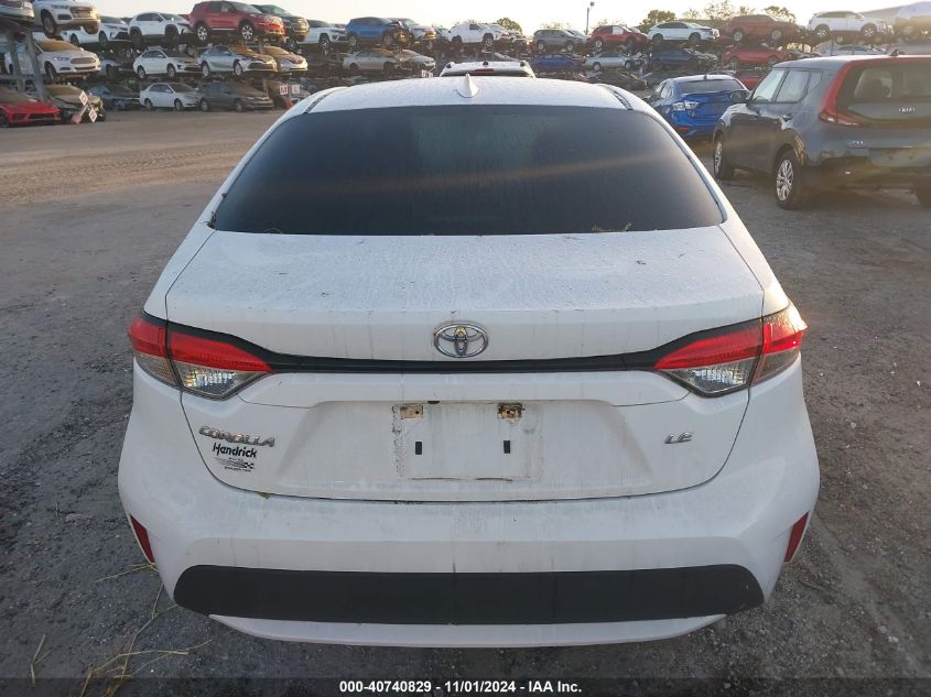 2020 Toyota Corolla Le VIN: 5YFEPRAE9LP056089 Lot: 40740829