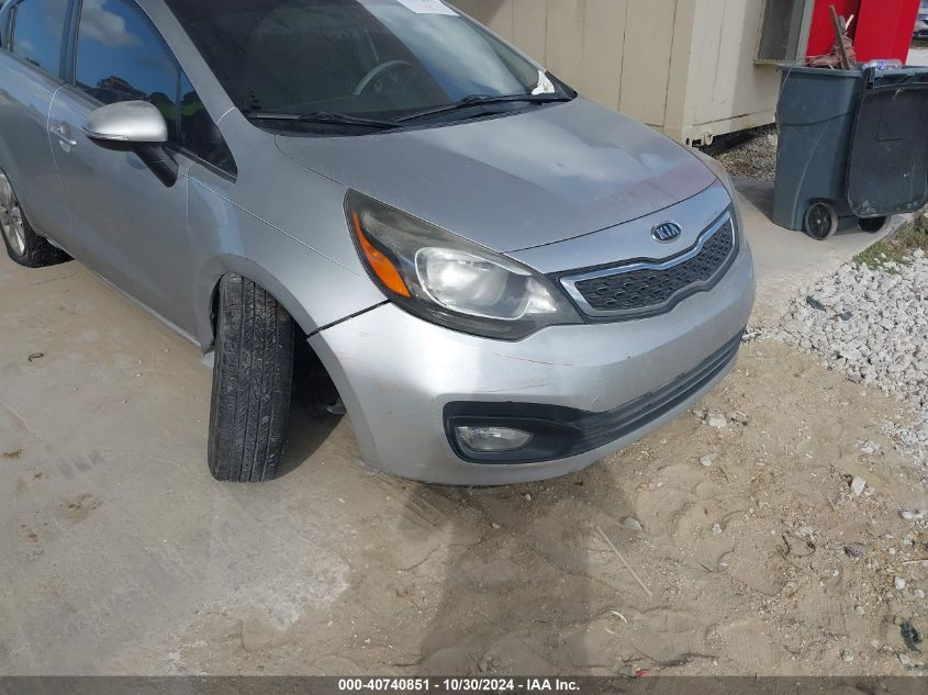 2012 Kia Rio Ex VIN: KNADN4A39C6051224 Lot: 40740851