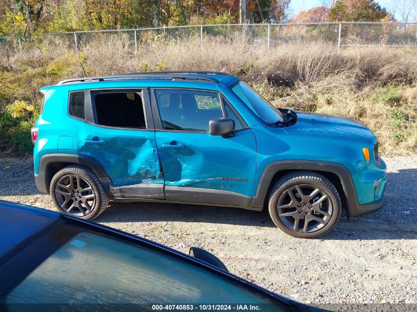 2021 Jeep Renegade Latitude Fwd VIN: ZACNJCBB1MPM65029 Lot: 40740853