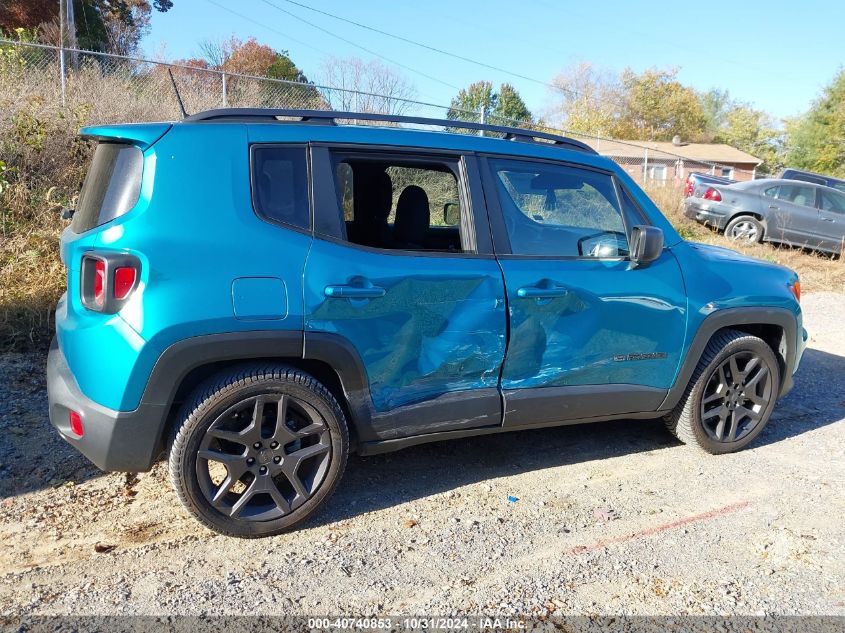 2021 Jeep Renegade Latitude Fwd VIN: ZACNJCBB1MPM65029 Lot: 40740853