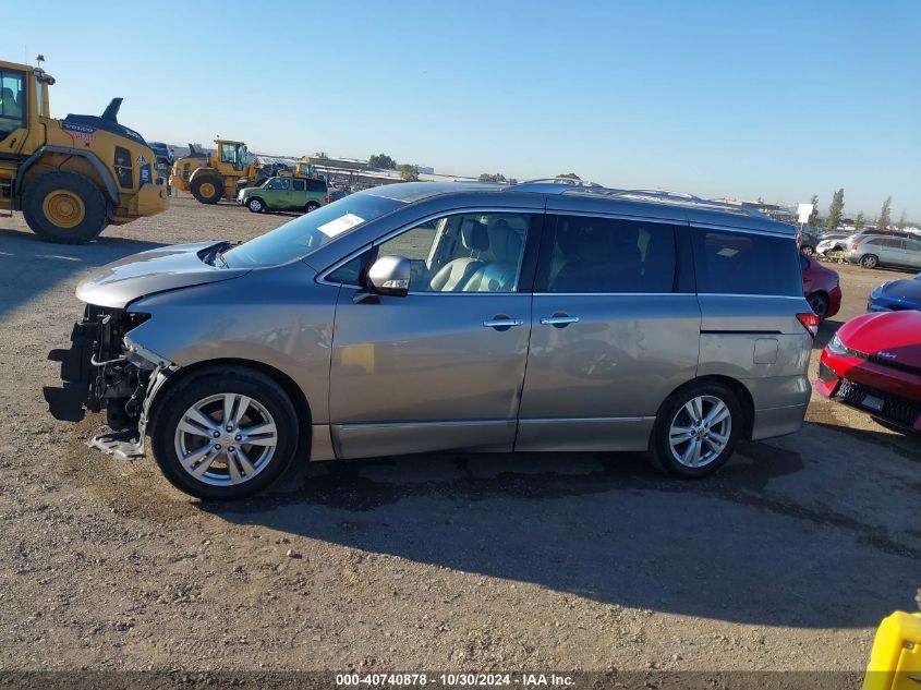 2011 Nissan Quest Sl VIN: JN8AE2KP4B9006723 Lot: 40740878