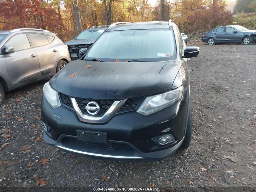 2015 Nissan Rogue Sl VIN: 5N1AT2MV8FC887945 Lot: 40740885