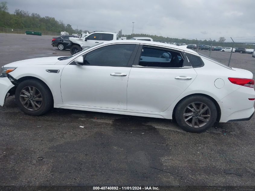 2019 Kia Optima Lx VIN: 5XXGT4L35KG296248 Lot: 40740892