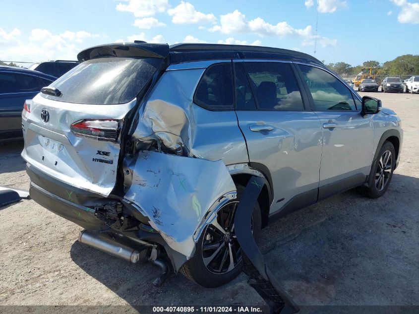 2024 Toyota Corolla Cross Hybrid Xse VIN: 7MUFBABG8RV048009 Lot: 40740895