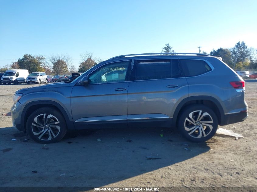 2021 Volkswagen Atlas 3.6L V6 Sel Premium VIN: 1V2TR2CA0MC511715 Lot: 40740942