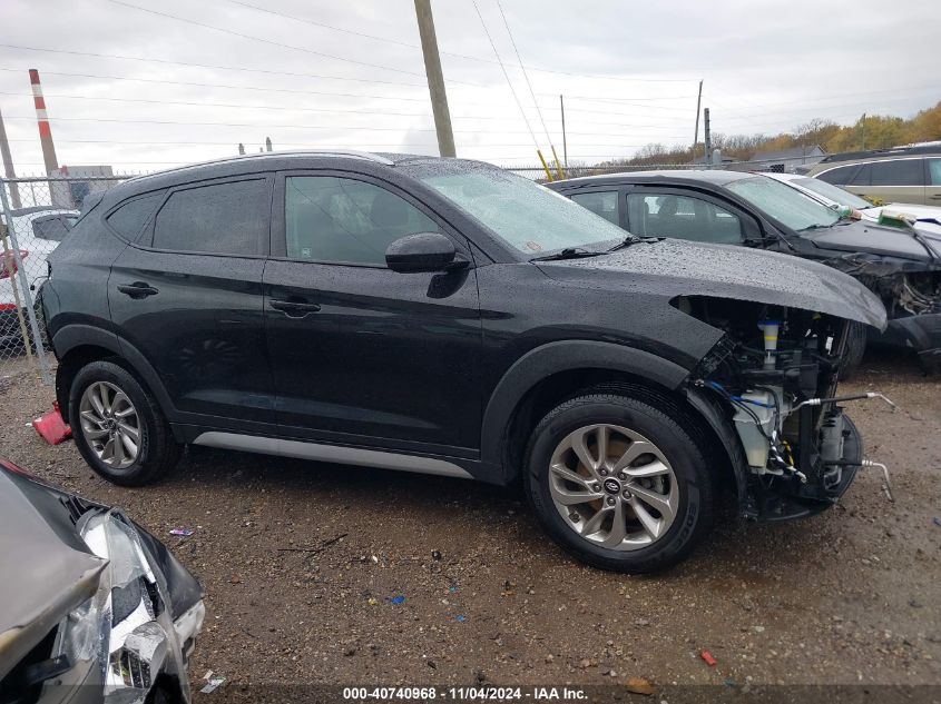 2018 Hyundai Tucson Sel VIN: KM8J3CA44JU696818 Lot: 40740968