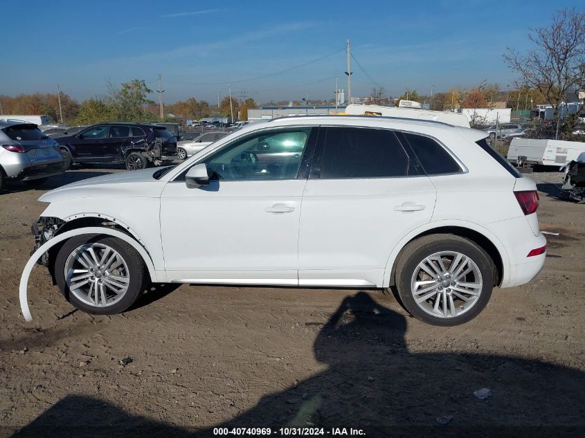 2018 Audi Q5 2.0T Tech Premium VIN: WA1BNAFY9J2226244 Lot: 40740969