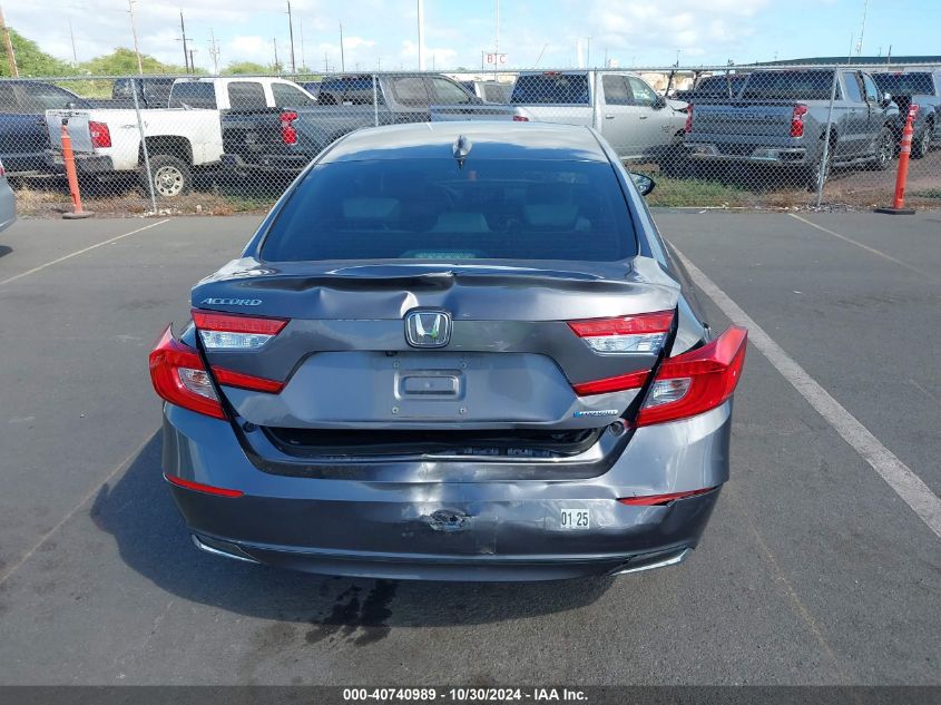 2019 Honda Accord Hybrid Ex VIN: 1HGCV3F42KA001563 Lot: 40740989