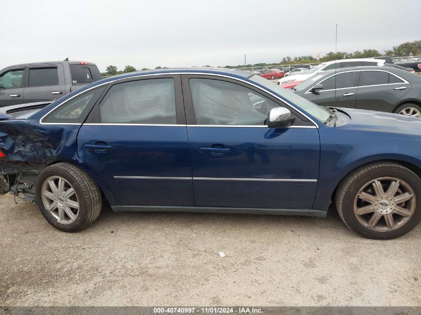 2006 Ford Five Hundred Limited VIN: 1FAHP251X6G132653 Lot: 40740997