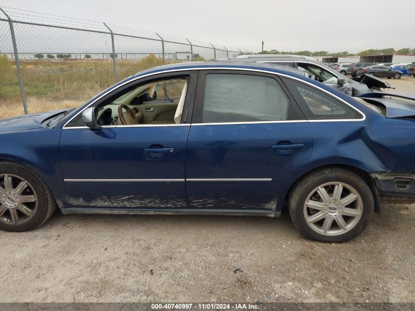 2006 Ford Five Hundred Limited VIN: 1FAHP251X6G132653 Lot: 40740997